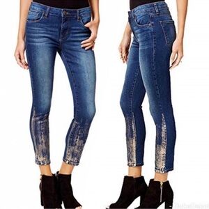 Women's Blue Distressed Jeans